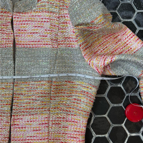 Chic Multicolor Tweed Two Piece Skirt Set (Skort) - Picture 7 of 16